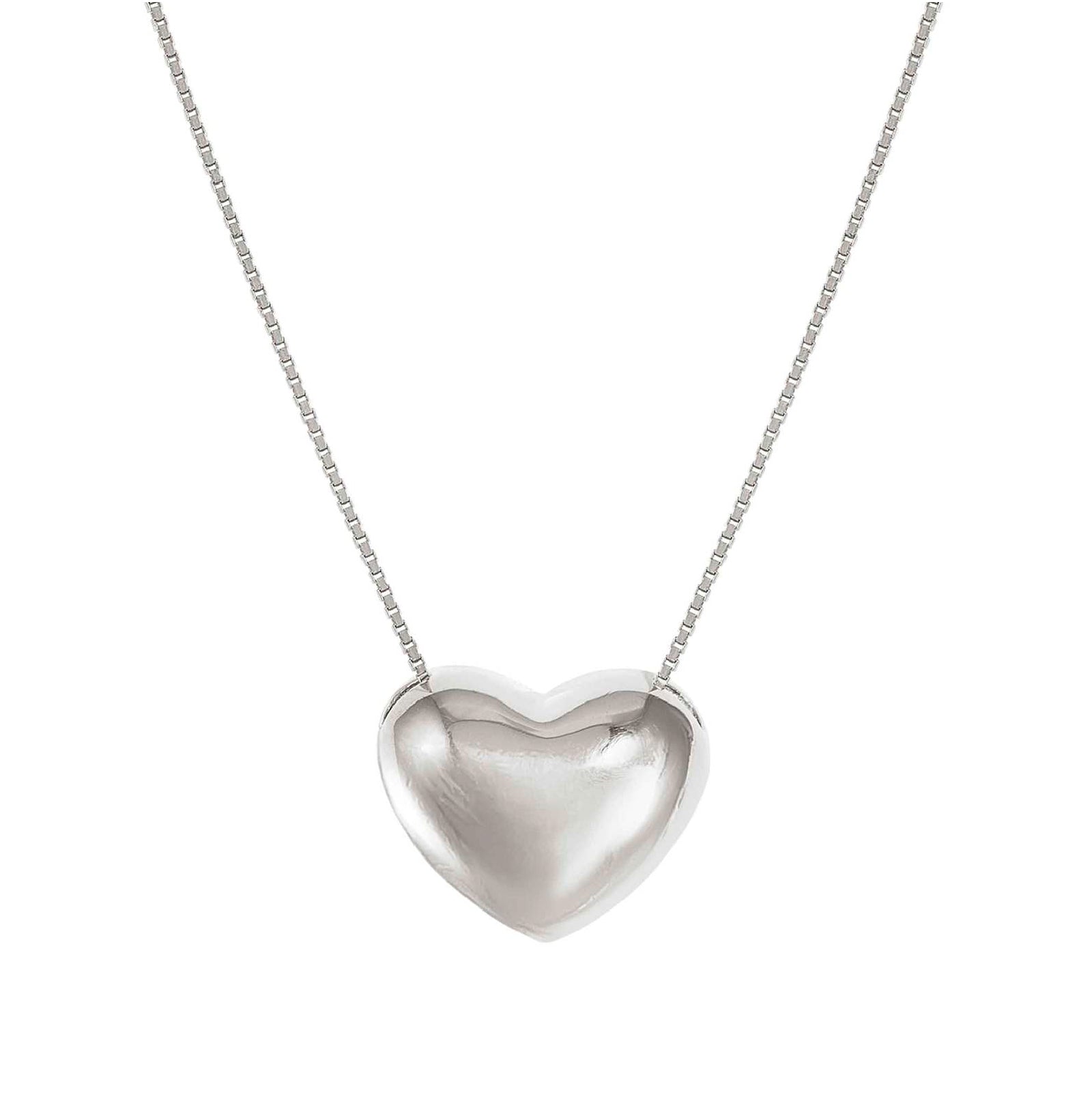 Collana girocollo donna Nomination argento con cuore grande