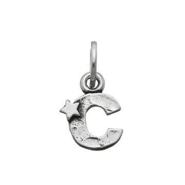 Charm donna Giovanni Raspini Charm "C" Con Stelle argento e iniziale