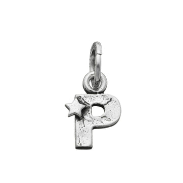 Charm donna Giovanni Raspini Charm "P" Con Stelle argento e iniziale