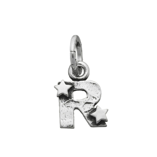 Charm donna Giovanni Raspini Charm "R" Con Stelle argento e iniziale