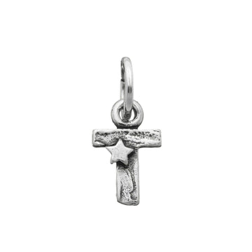 Charm donna Giovanni Raspini Charm "T" Con Stelle argento e iniziale