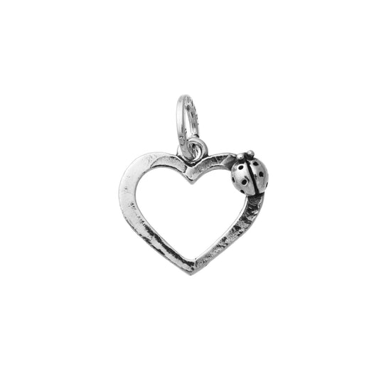 Charm donna Giovanni Raspini Charms cuore e coccinella 11091-1