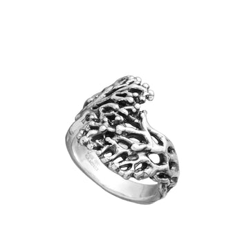 Anello donna Giovanni Raspini Coral in argento corallo