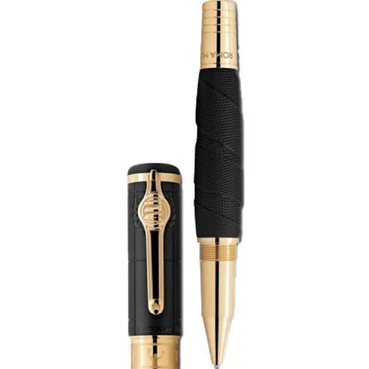 Penna roller unisex Montblanc Great Characters Muhammad Ali in resina nera