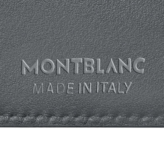 Portafoglio uomo Montblanc M_Gram 4810 pelle grigia 8 scomparti 131847-3