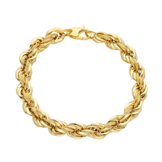 Bracciale donna JOY Gioielli oro giallo con catena arrotolata