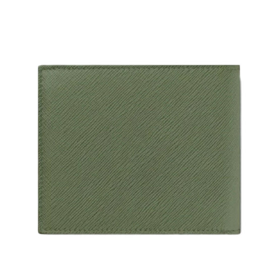 Portafoglio uomo Montblanc Sartorial in pelle verde 8 scomparti 198209-3