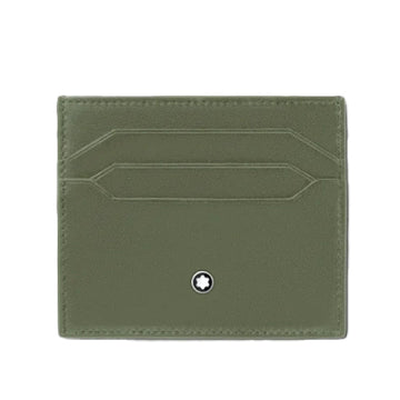 Porta carte uomo Montblanc Meisterstück in pelle verde 6 scomparti 198325-1