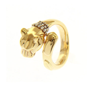 Anello donna JOY Gioielli Oro in oro giallo con pantera e zirconi