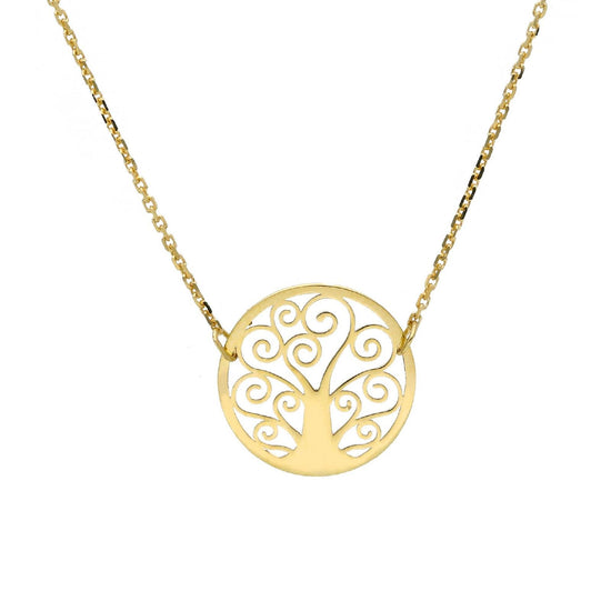 Collana donna JOY Gioielli in oro giallo con albero della vita 227701-1