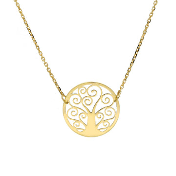 Collana donna JOY Gioielli in oro giallo con albero della vita 227701-1