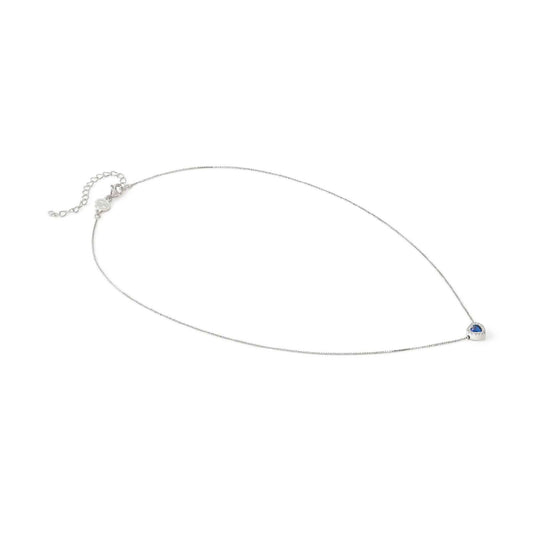 Collana donna Nomination All My Love argento zirconi bianchi e blu a cuore