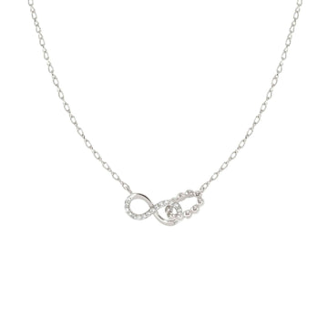 Collana donna Nomination Lovecloud in argento con sfere, infinito e zirconi