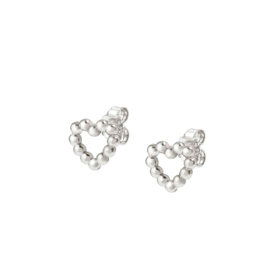 Orecchini lobo donna Nomination Lovecloud in argento con cuore e sfere