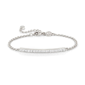 Bracciale catena donna Nomination Carismatica in argento con zirconi bianchi