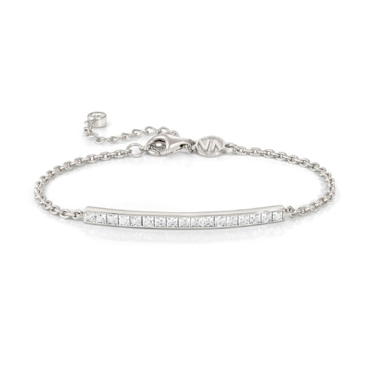 Bracciale catena donna Nomination Carismatica in argento con zirconi bianchi