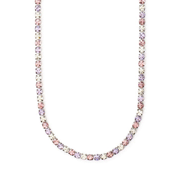 Collana tennis donna 2Jewels Youcolors acciaio con cristalli multicolor 3 mm