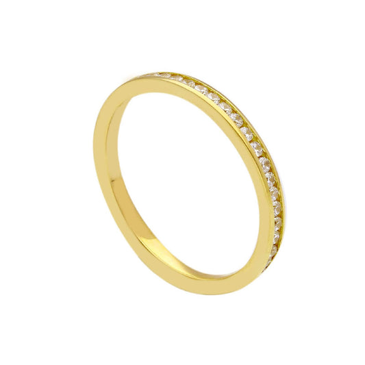 Anello tuttogiro donna JOY Gioielli Oro in oro giallo zirconi