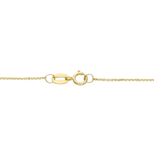 Collana donna JOY Gioielli Oro in oro giallo con croce di zirconi