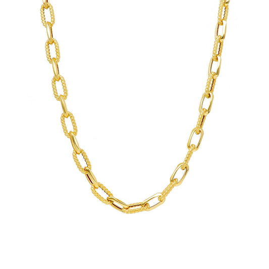 Collana donna JOY Gioielli Oro in oro giallo con maglie ovali