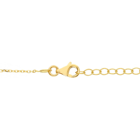 Collana donna JOY Gioielli in oro giallo con maglie ovali e sfere