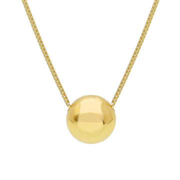 Collana donna JOY Gioielli in oro giallo con ciondolo sfera centrale