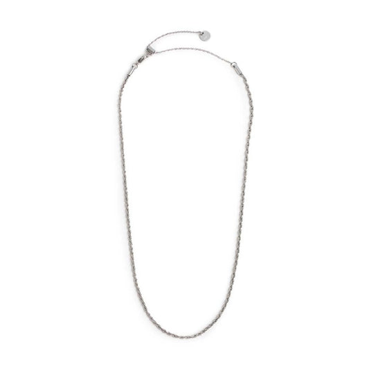 Collana girocollo Marlù Vision da donna acciaio con catena a corda di 2 mm