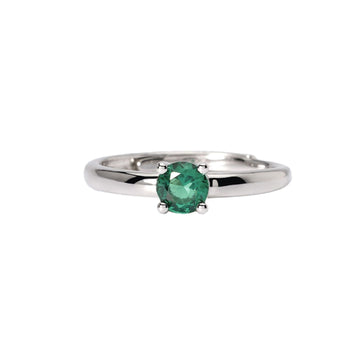 Anello da donna Mabina Isabel in argento e zircone verde