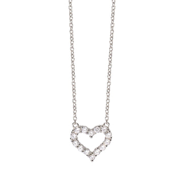 Girocollo donna Mabina Happy Love in argento con cuore di zirconi bianchi