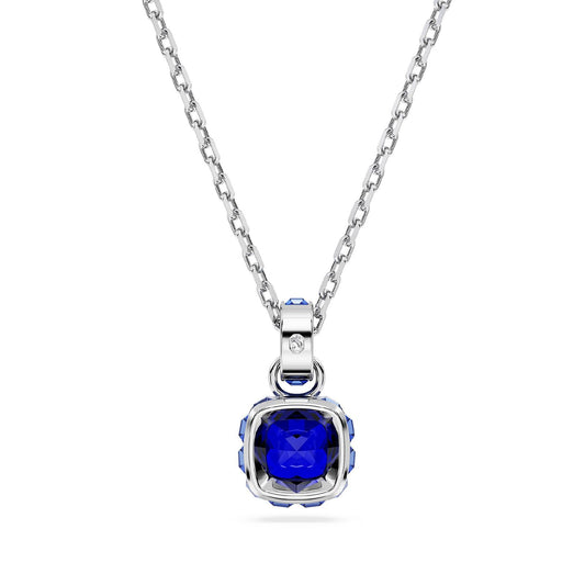 Collana donna Swarovski Birthstone cristallo blu ciondolo settembre