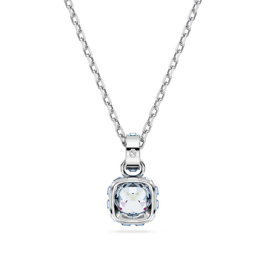 Collana donna Swarovski Birthstone cristallo azzurro ciondolo marzo