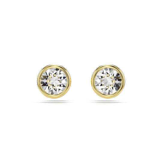 Orecchini punto luce donna Swarovski Imber placcati oro con cristalli