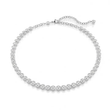 Collana tennis donna Swarovski Imber rodiato con cristalli