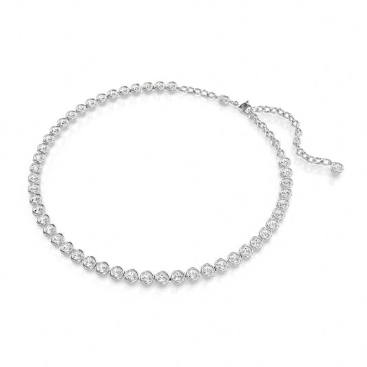 Collana tennis donna Swarovski Imber rodiato con cristalli