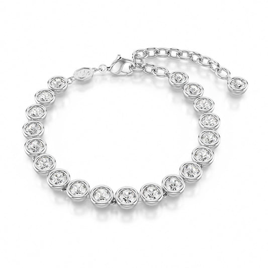 Bracciale tennis donna Swarovski Imber rodiato con cristalli