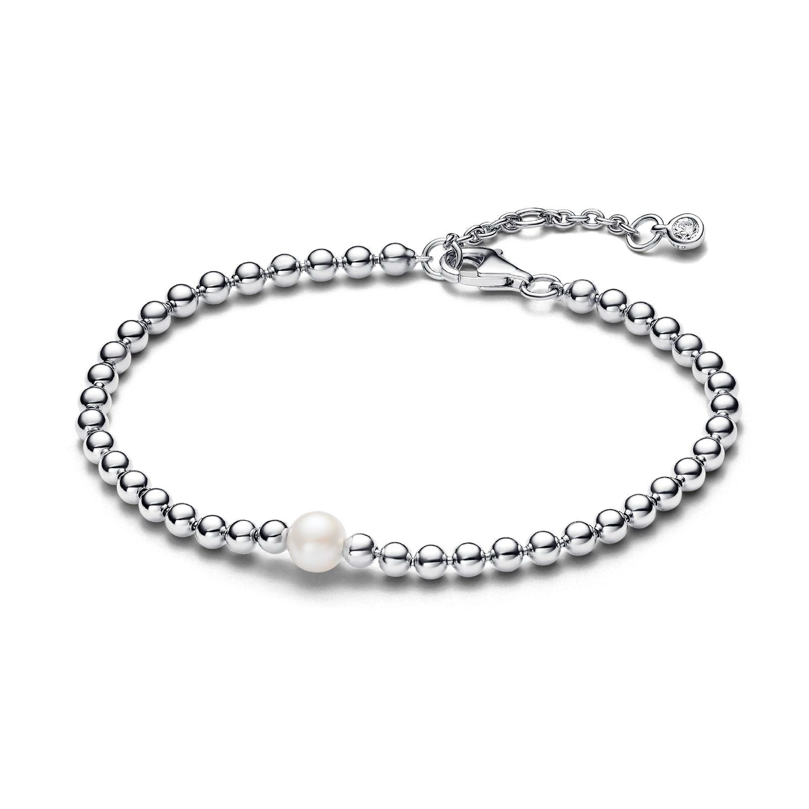 Bracciale con Perla d'Acqua Dolce Coltivata e Sfere 593173C01-1