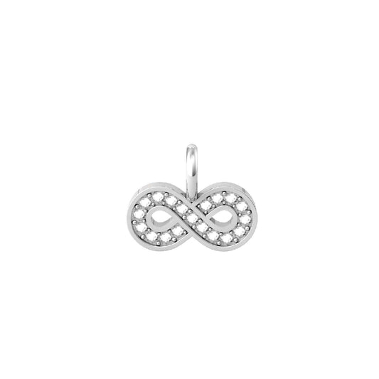 Charm Kidult By You donna acciaio a infinito ricoperto da cristalli