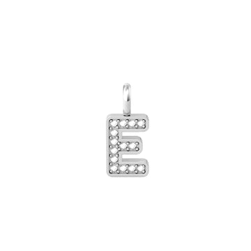 Charm Kidult By You donna acciaio con iniziale E