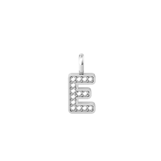 Charm Kidult By You donna acciaio con iniziale E