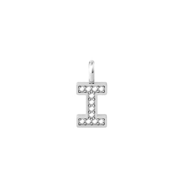 Charm Kidult By You donna acciaio con iniziale I