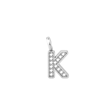 Charm Kidult By You donna acciaio con iniziale K