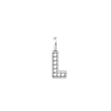 Charm Kidult By You donna acciaio con iniziale L