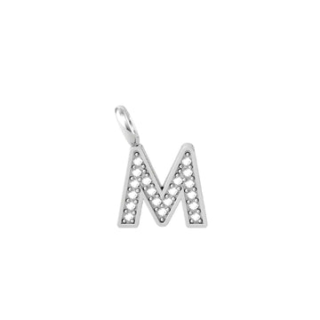 Charm Kidult By You donna acciaio con iniziale M