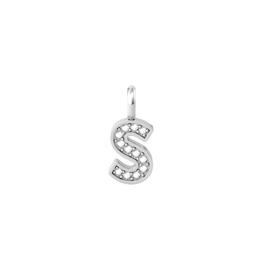 Charm Kidult By You donna acciaio con iniziale S