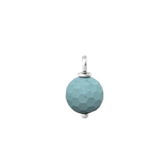 Charm Kidult By You donna acciaio a sfera con turchese