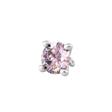 Charm Kidult By You donna acciaio con zircone rosa