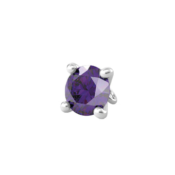 Charm Kidult By You donna acciaio con zircone viola