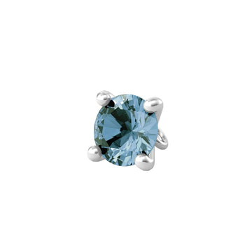 Charm Kidult By You donna acciaio con zircone azzurro