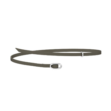 Bracciale-Choker Kidult By You donna in microfibra grigio con fibbia in acciaio