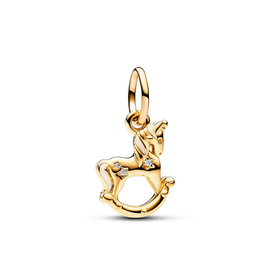 Charm Pendente Unicorno a Dondolo color oro 762978C01-1